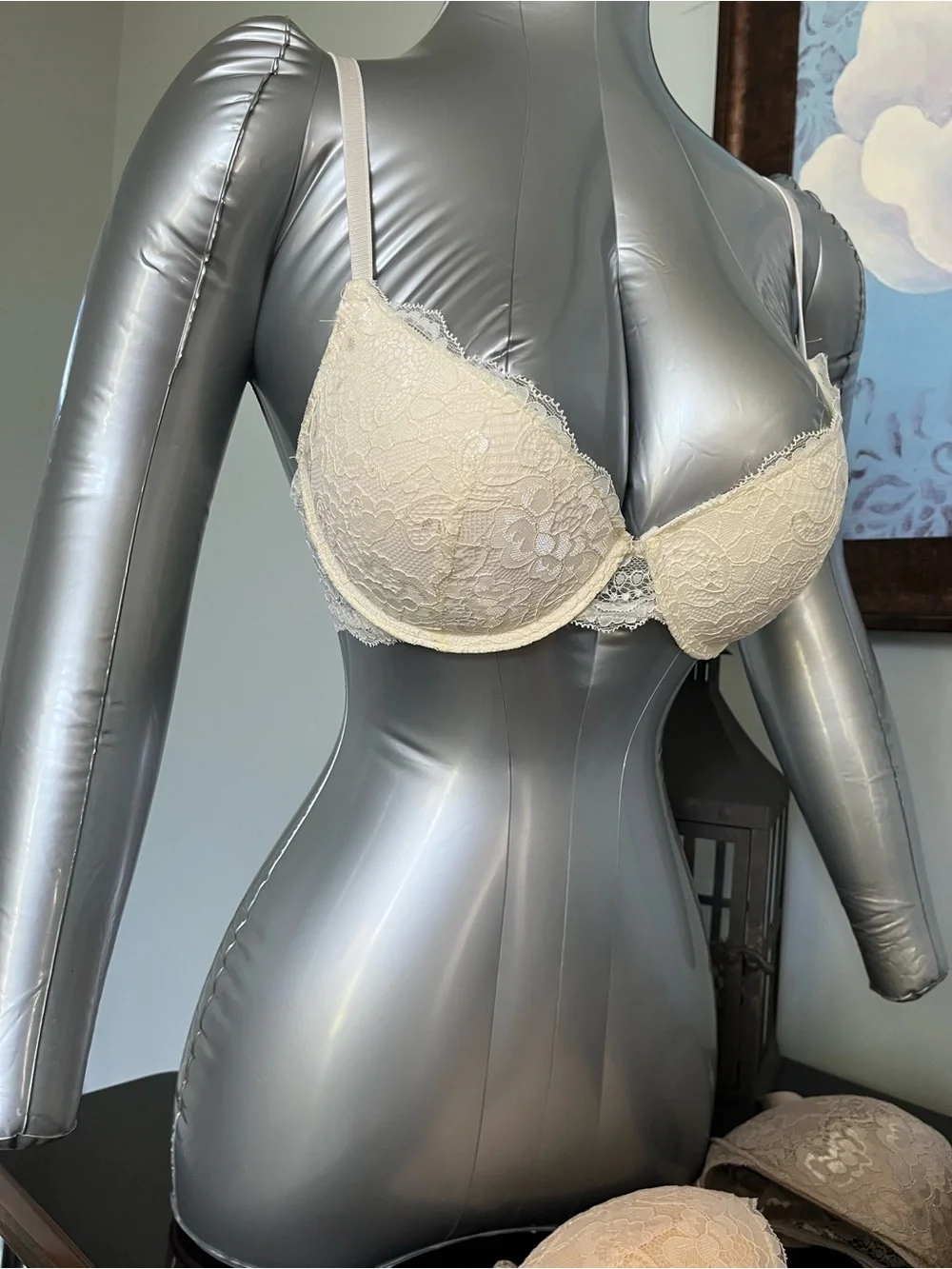 Lace Push-Up Bra - Nude, Blush & Cream